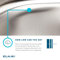 Gourmet 23.5" x 18.25" Undermount Kitchen Sink