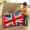 Union Jack Wooden Toy Box
