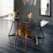 Archie Rectangular Table with Crystal Chairs