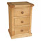 Tuscarora 3 Drawer Bedside Table