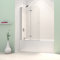 DreamLine Aqua Fold 36" x 58" Hinged Frameless Tub Door ...