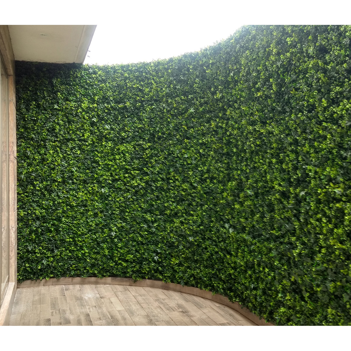 Greensmart Dekor 1 5 Ft H X W Artificial Moss Fence Panel W Artificial Moss Fence Panel