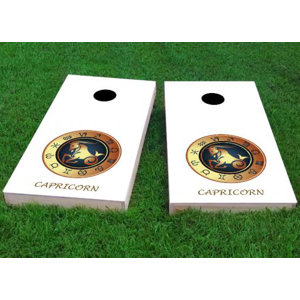 Zodiac Capricorn Themed Cornhole Game (Set of 2)