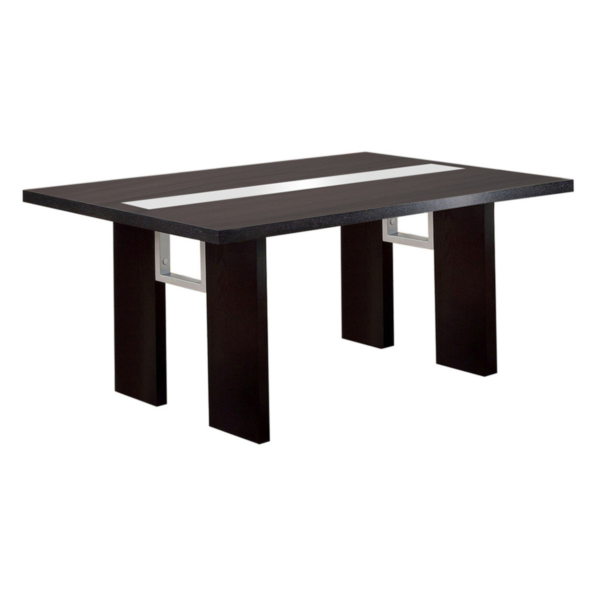 Orren Ellis Greenview Contemporary Gl Insert Solid Wood Dining Orren Ellis Greenview Contemporary Gl Insert Solid Wood Dining Table Wayfair