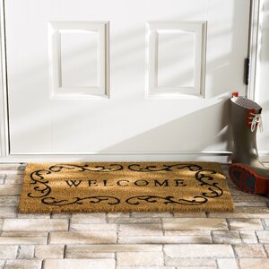 Wayfair Basics Welcome Doormat in Natural