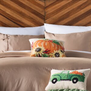 Plotkin Harvest Pumpkin Hook Throw Pillow