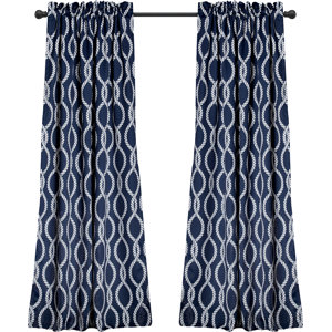 Evergreen Curtain Geometric Thermal Panel pair (Set of 2)