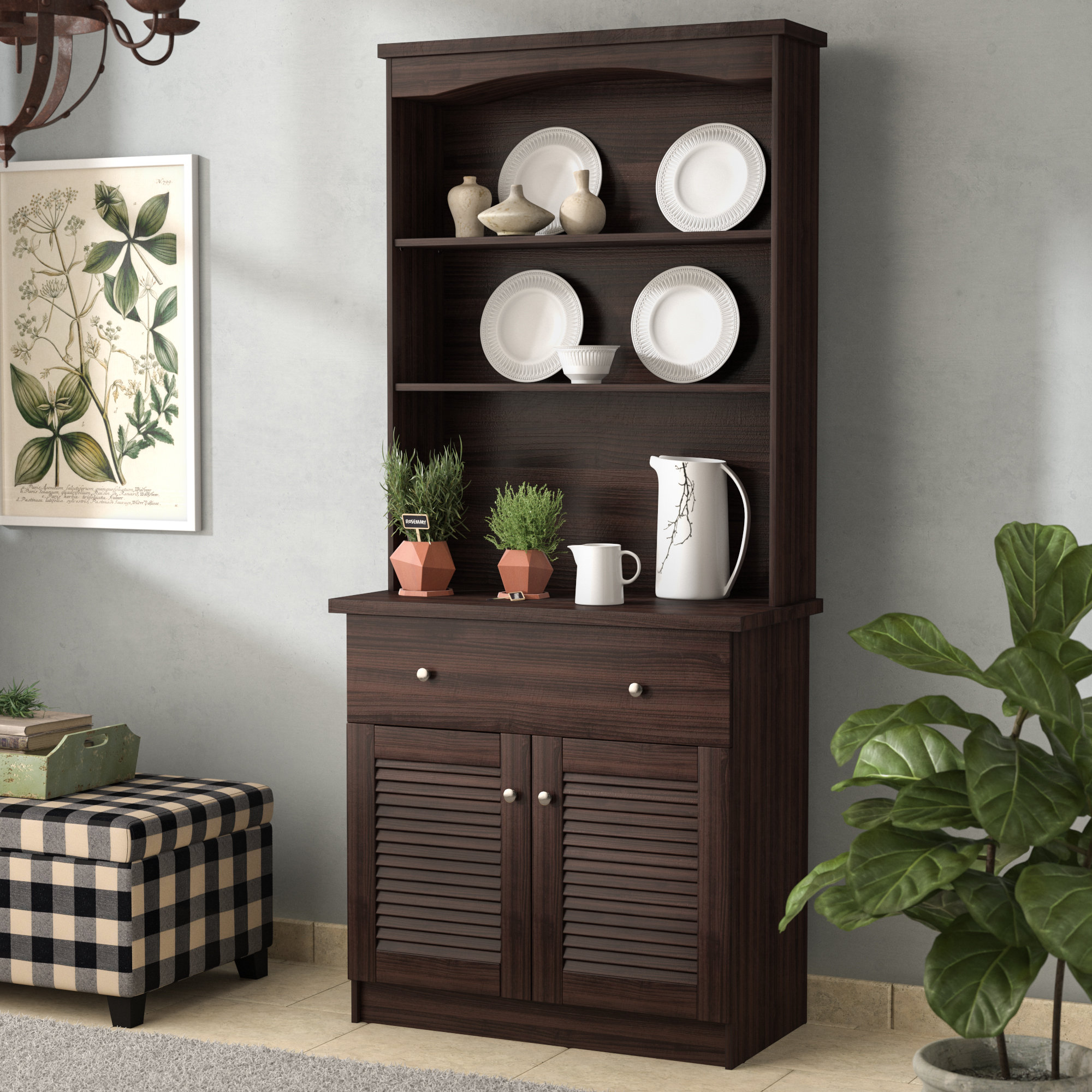 August Grove Straus China Cabinet Reviews Wayfair