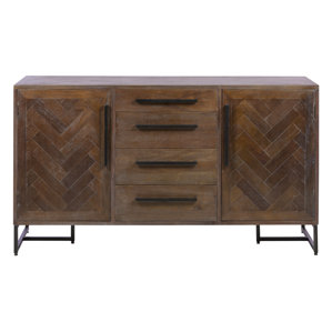 Herringbone Inlay Sideboard by Design Tree Home
