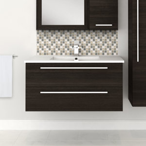 Cutler Kitchen Bath Silhouette 36 Wall Mounted Single Bathroom