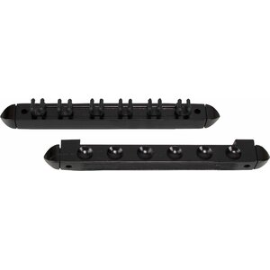 Standard 6 Pool Cue Wall Rack with Clips