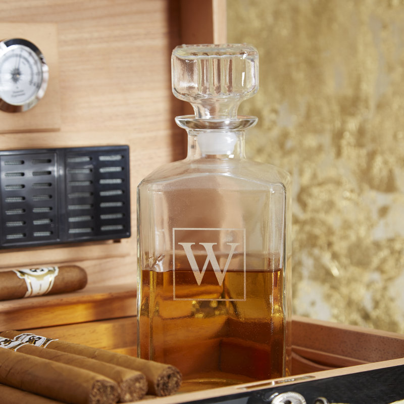 Cathys Concepts Personalized Glass Decanter & Reviews Wayfair.ca