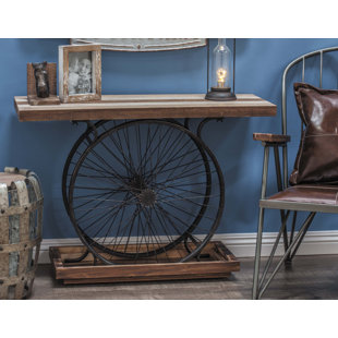 Sofa Table With Wheels Wayfair Metal Wood Wheel Console Table