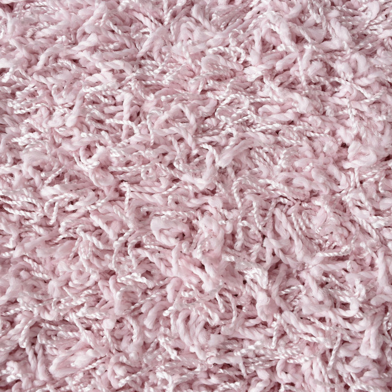 Imagine Rugs Modern Blush Shag Pink Area Rug & Reviews Wayfair