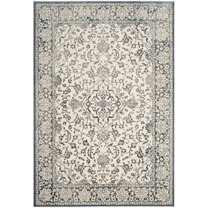 Forestburgh Dark Blue/Ivory Area Rug