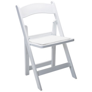 Padded White Folding Chairs You Ll Love Wayfair Quickview