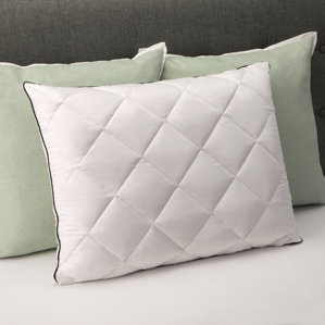 Plush Quilted Bed Memory Foam Standard Pillow by Luxury Home