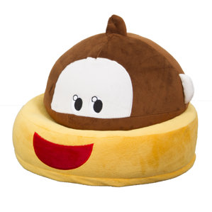 Critter Cushion Monkey Kids Novelty Chair by Newplans Corporation
