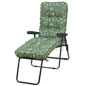 Gartenliege Deluxe mit Auflage von Home Loft Con..