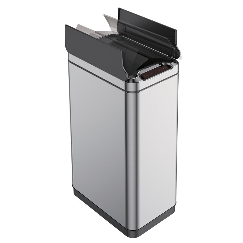 EKO Phantom 13 Gallon Motion Sensor Trash Can & Reviews Wayfair