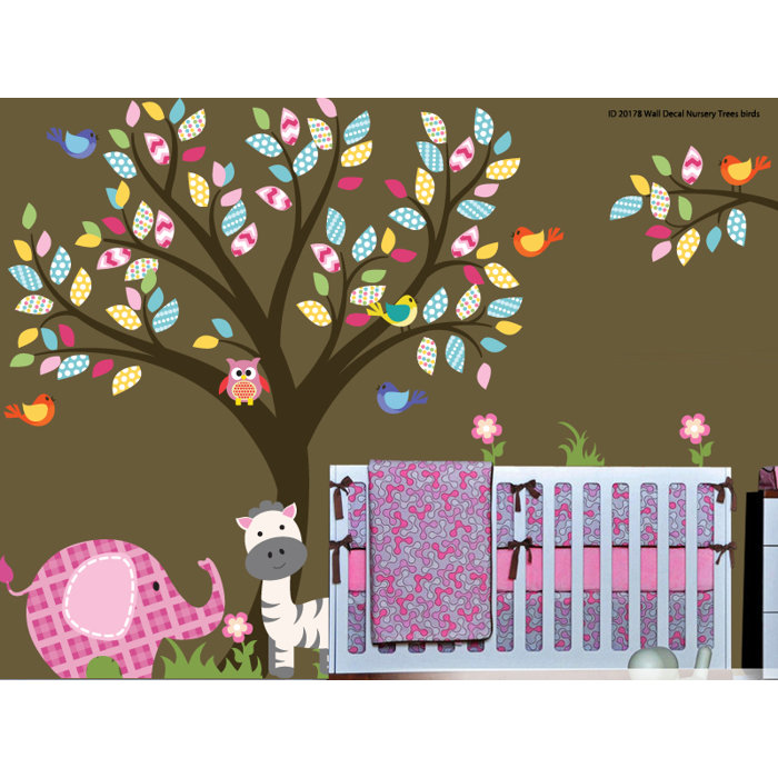 Wall Decal Source Nursery Tree Owl And Elephant Nursery Tree Owl And Elephant Wall Decal