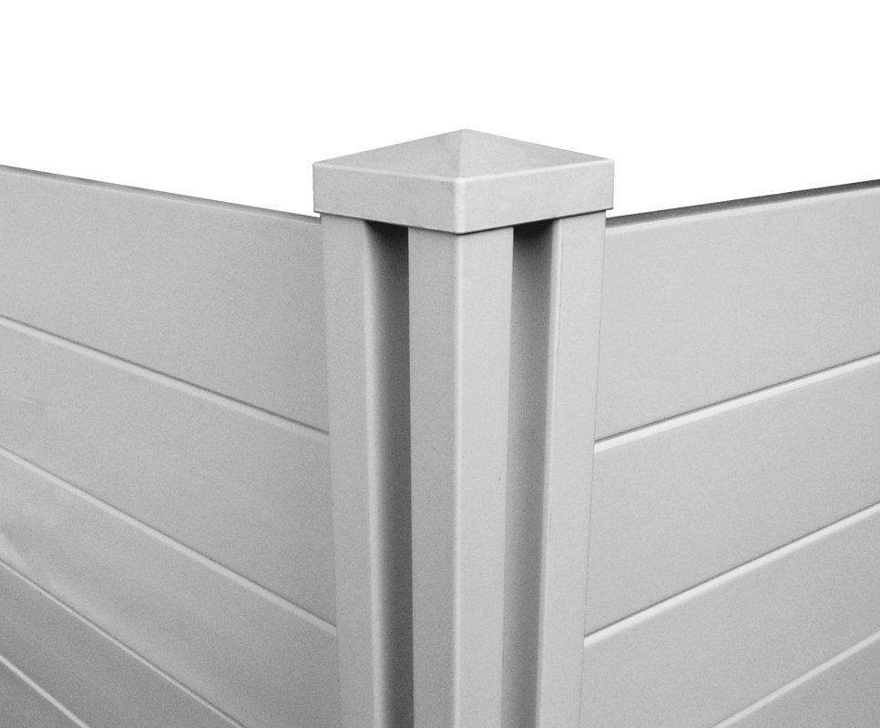 Zippity Outdoor Products Deluxe Premium No Dig Vinyl Privacy Screen