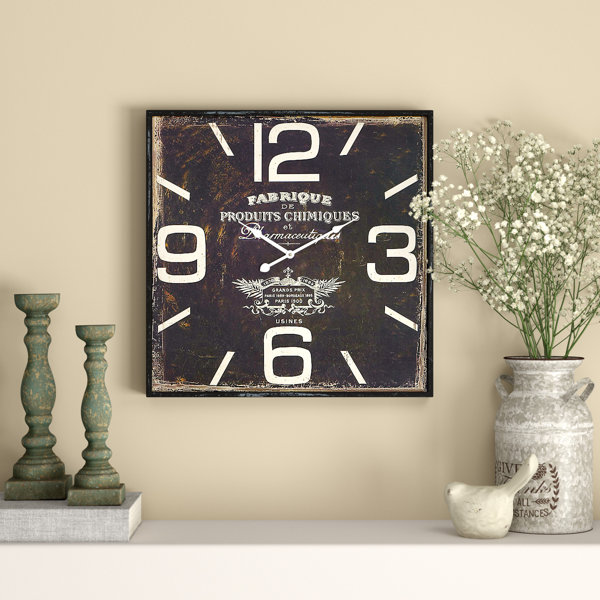 August Grove Oversized Philo Wood Wall Clock Reviews Wayfair