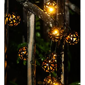 Metal Balls 10-Light Globe String Lights