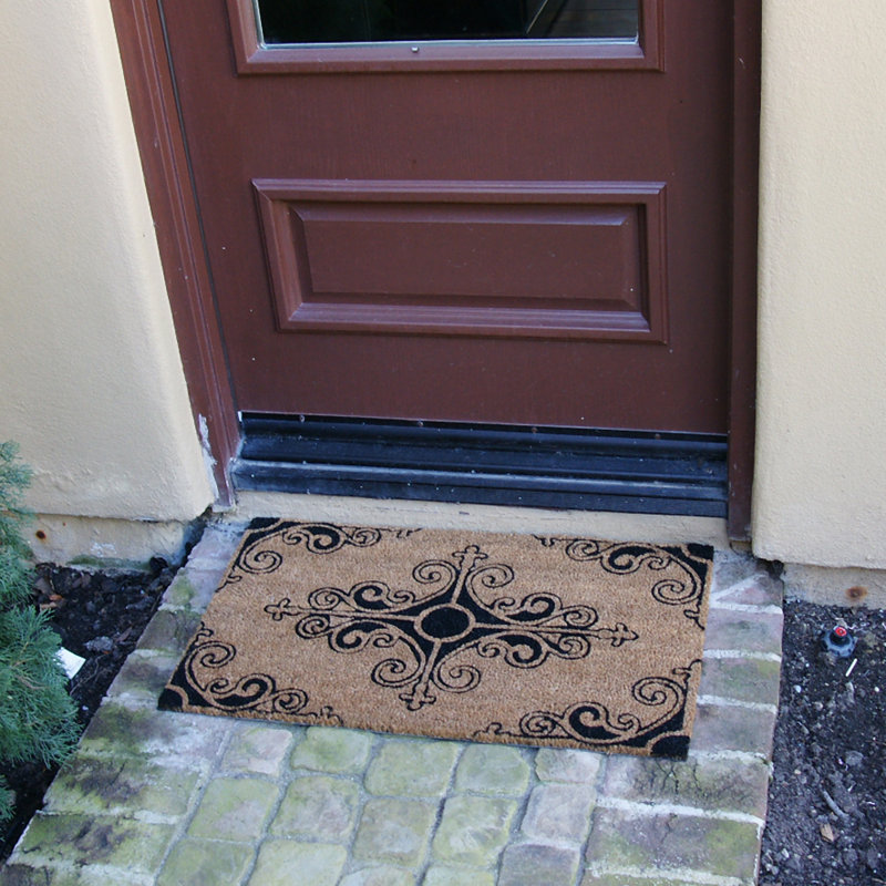 RubberCal, Inc. Traditional Fleur de Lis French Doormat & Reviews