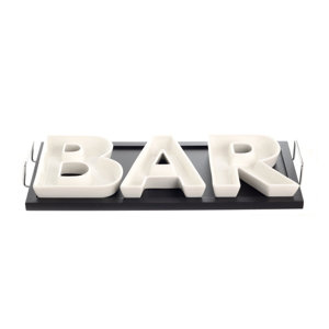 Vanilla Serve 4 Piece Bar Divided Serving Dish Set