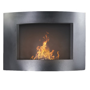 Pureflame Inspiring Wall Mount Bio-Ethanol Fireplace by Aquafires