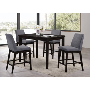 Modern Contemporary Outdoor Bar Height Table Allmodern Greenbank 5 Piece Bar Height Dining Set