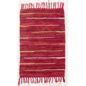 Canyon Red Stripe Area Rug