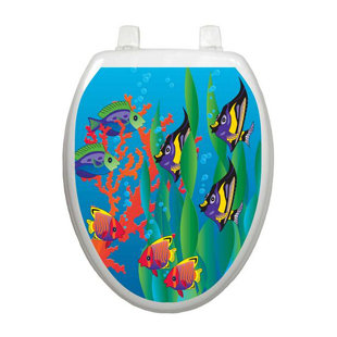 Toilet Seat Decals You\'ll Love | Wayfair Toilet Seat Decals You\'ll Love | Wayfair