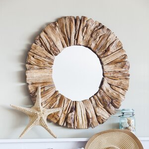 Anshul Drift Wood Accent Mirror