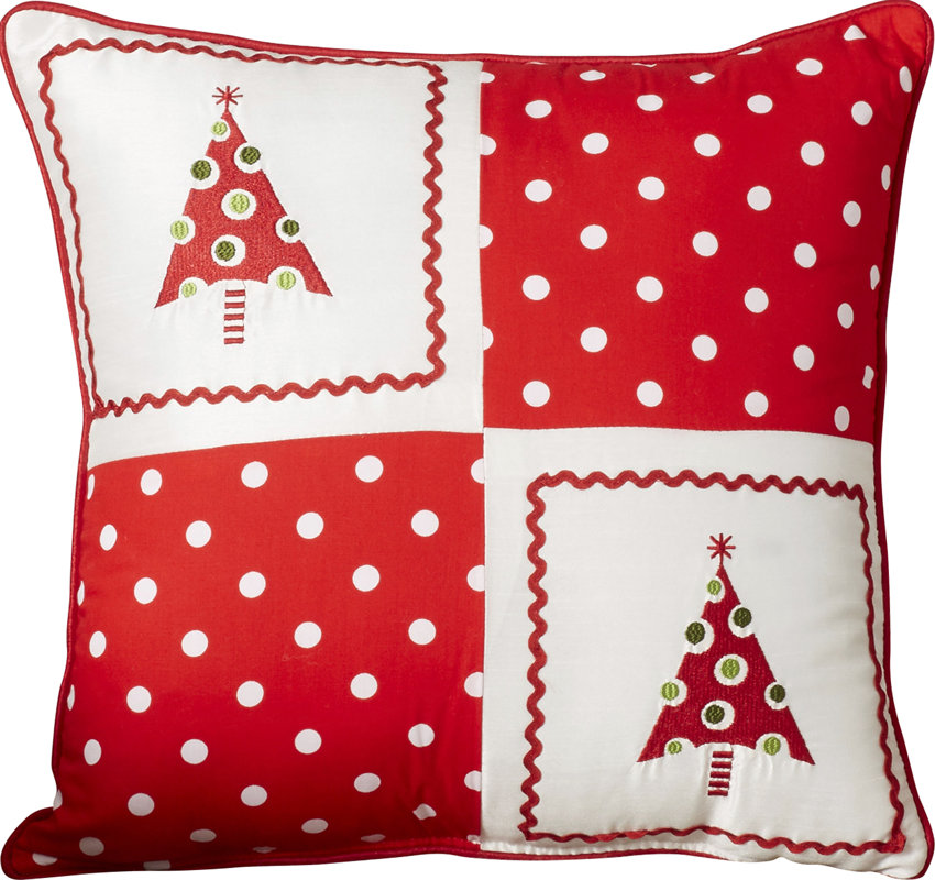 The Holiday Aisle Christmas Trees Throw Pillow & Reviews Wayfair