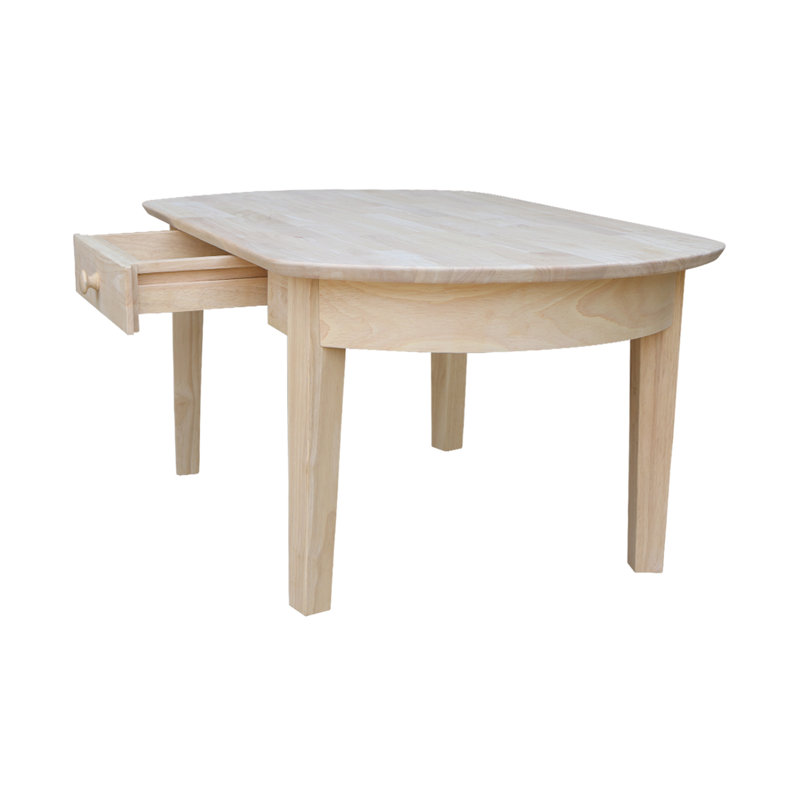International Concepts Unfinished Wood Philips Coffee Table Unfinished Wood Philips Coffee Table