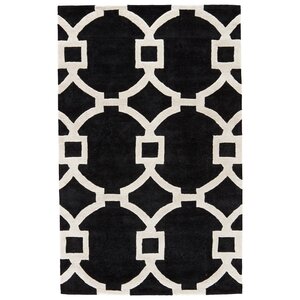 Bohara Hand-Tufted Black/White Area Rug