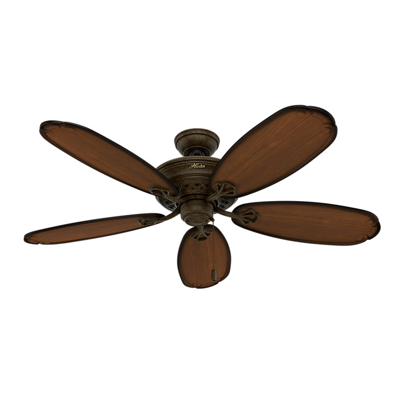 Hunter Fan 54 Crown Park 5 Blade Ceiling Reviews Wayfair 54 Crown Park 5 Blade Ceiling Fan