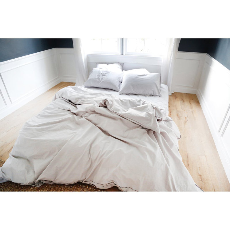 Loomstead 300 Thread Count Cotton Percale Sheet Set Reviews Wayfair