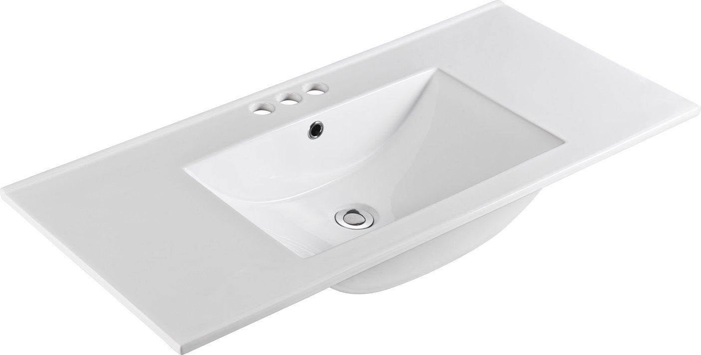 Bellaterra Home Ceramic 48 Single Bathroom Vanity Top Reviews Ceramic 48 Single Bathroom Vanity Top