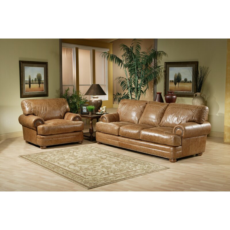 Omnia Leather Houston Leather Configurable Living Room Set & Reviews ...