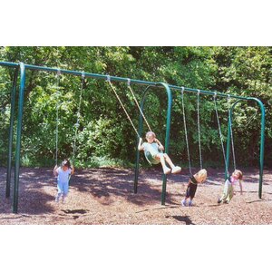 4-Place Arched Swing Set