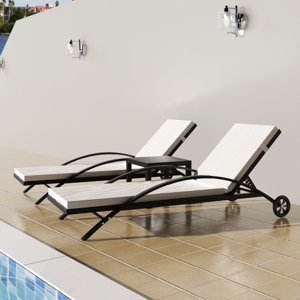 2-Sitzer Loungemöbel-Set mit Auflage von Home Etc