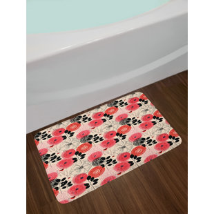 Deer Bathroom Rugs Wayfair Doodle Style Deer Bath Rug