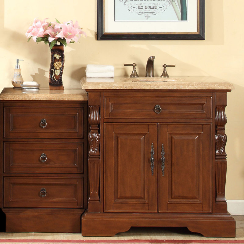 Silkroad Exclusive 56 Single Bathroom Vanity Set Wayfair 56 Single Bathroom Vanity Set