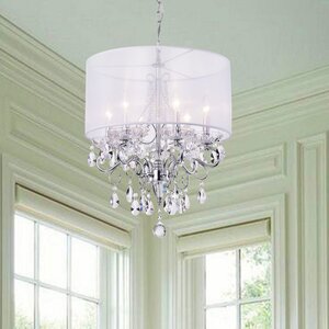 Feldspar 6-Light Drum Chandelier