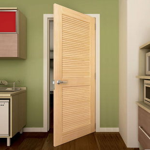 Bifold Louver Doors Wayfair Louvered Solid Wood Unfinished Slab Standard Door