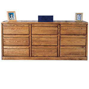 Bullnose 9 Drawer Dresser by Forest Designs