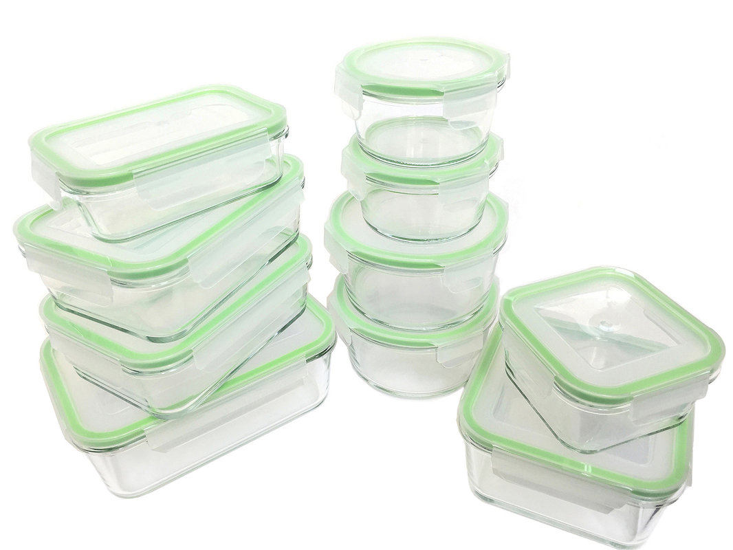 Glassworks Oven Safe 10 Container Food Storage Set & Reviews